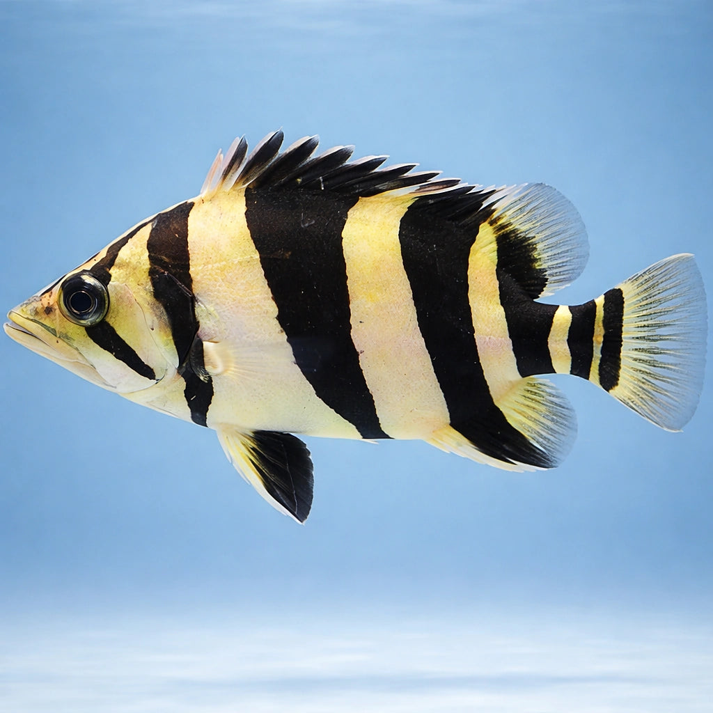 datnoid gold tiger — tropical fish for sale UK — AI side clean view