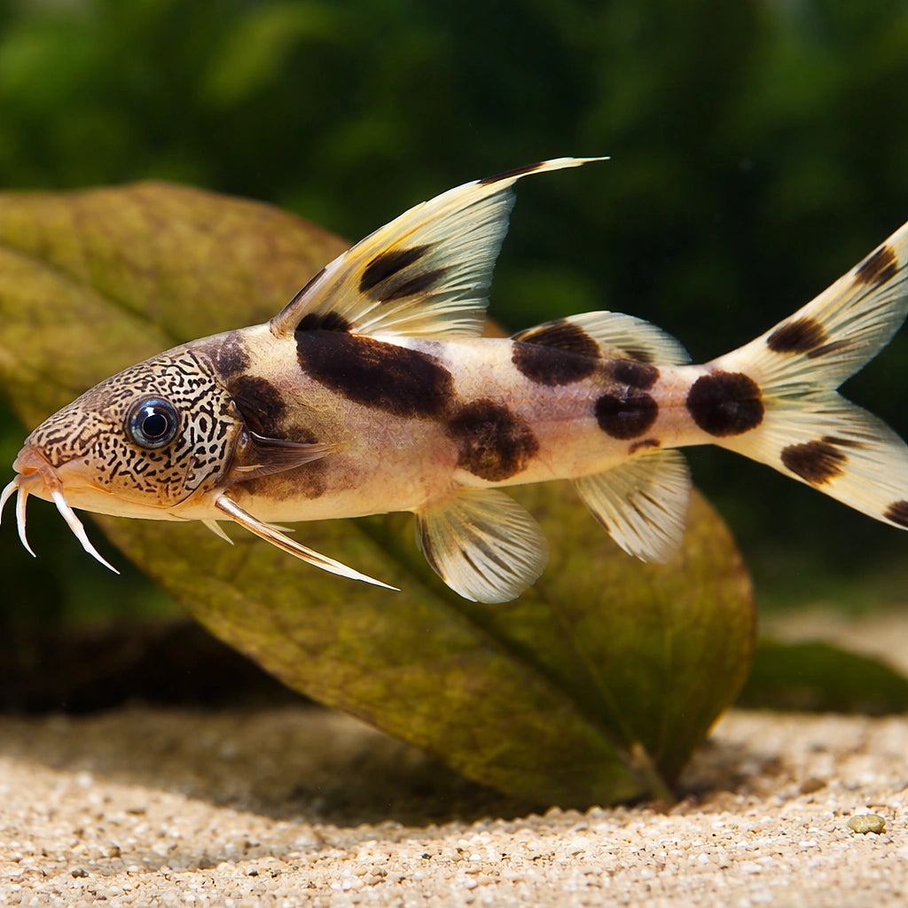 Decorated Upside-Down Catfi — tropical fish for sale UK — AI scale plant view