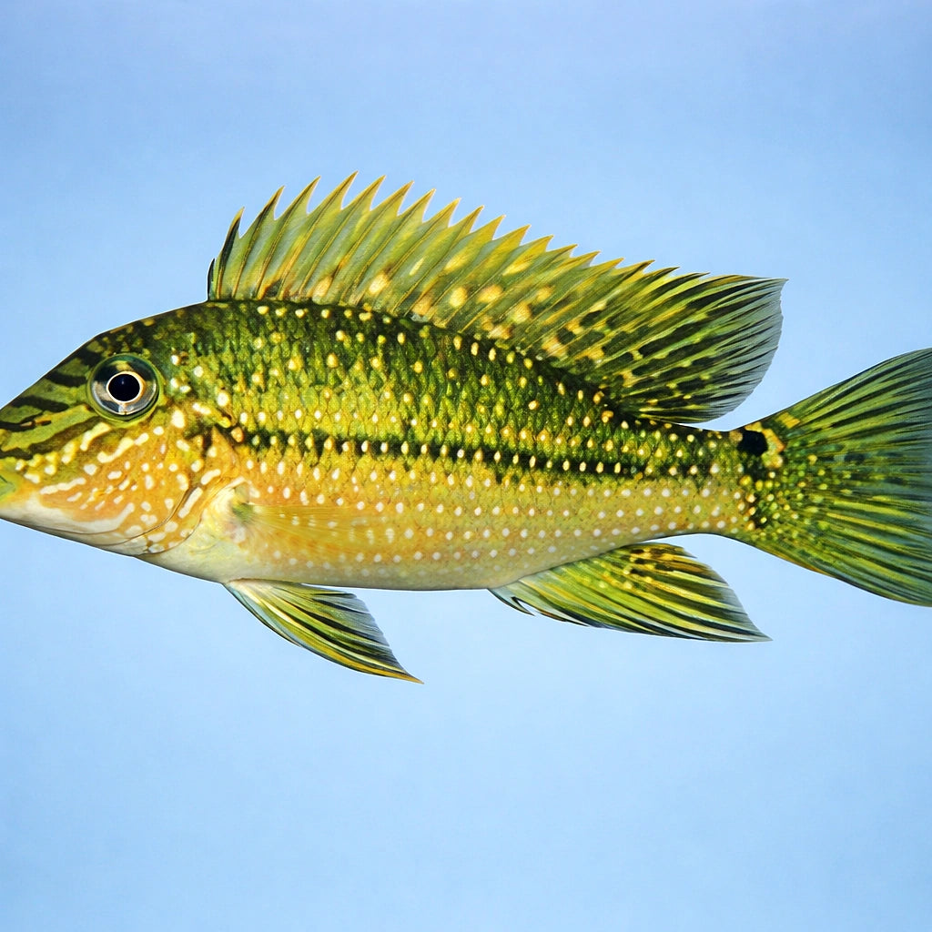 Demon Fish, Earth-Eater — tropical fish for sale UK — AI side clean view
