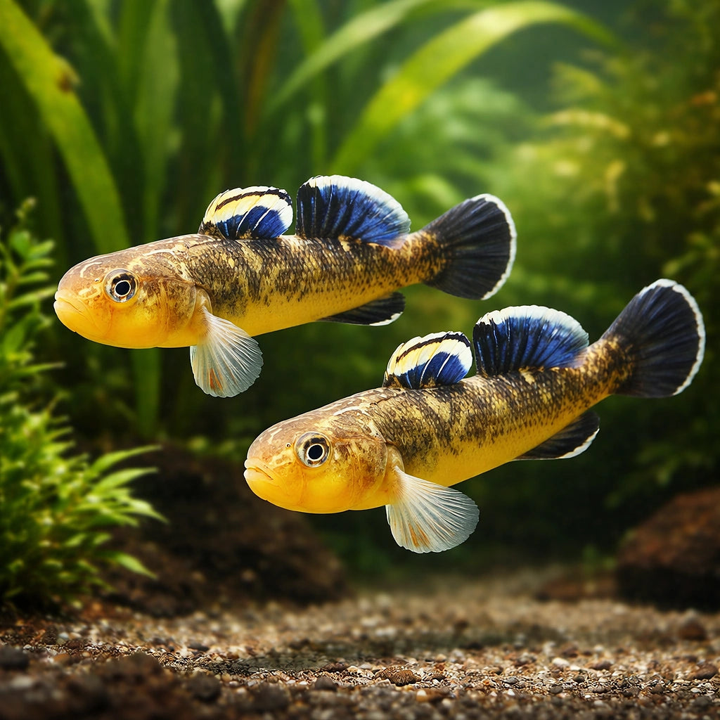 Desert Goby — tropical fish for sale UK — AI pair planted view