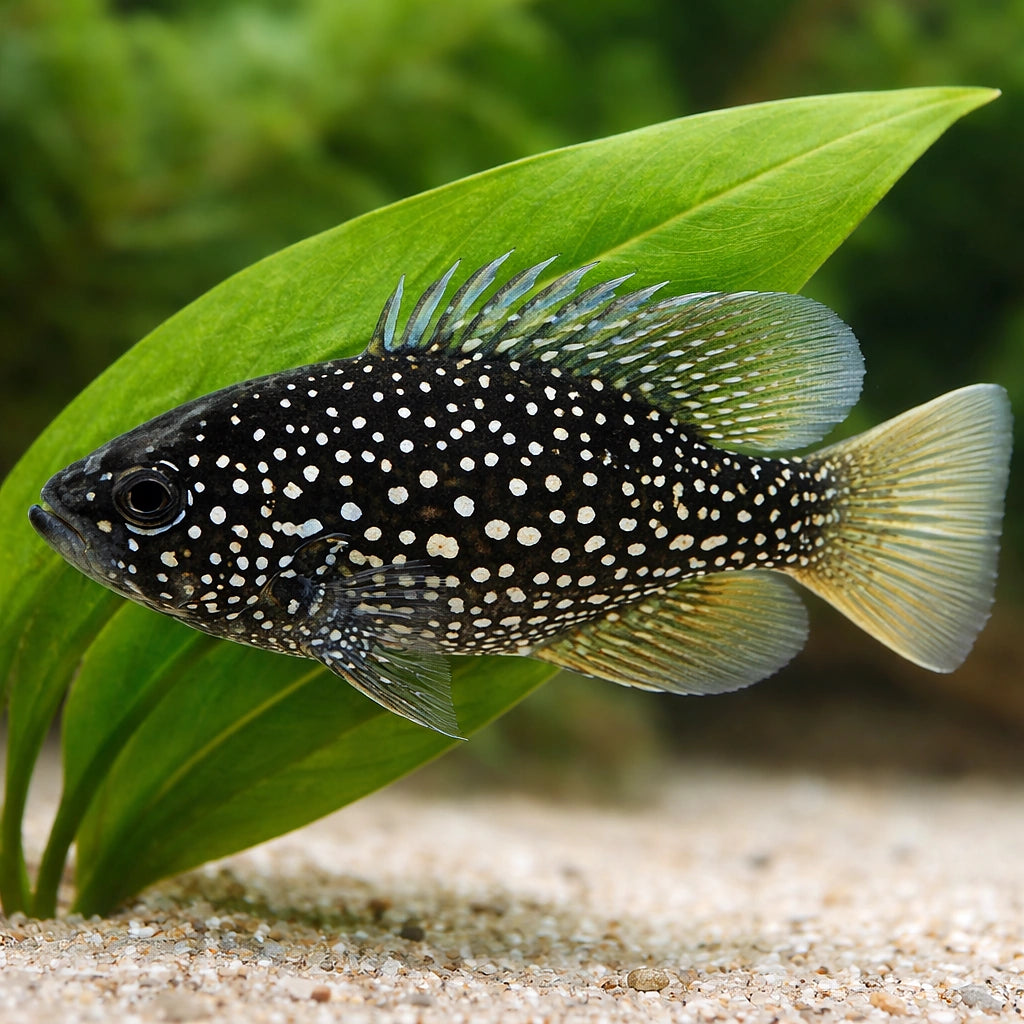Diamond Sunfish, Banded Sun — tropical fish for sale UK — AI scale plant view