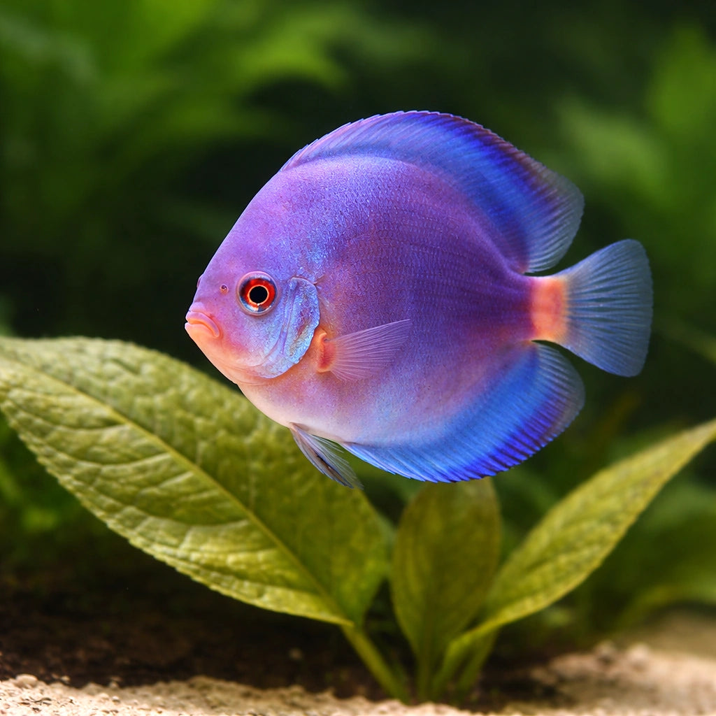 Discus blue — tropical fish for sale UK — AI scale plant view
