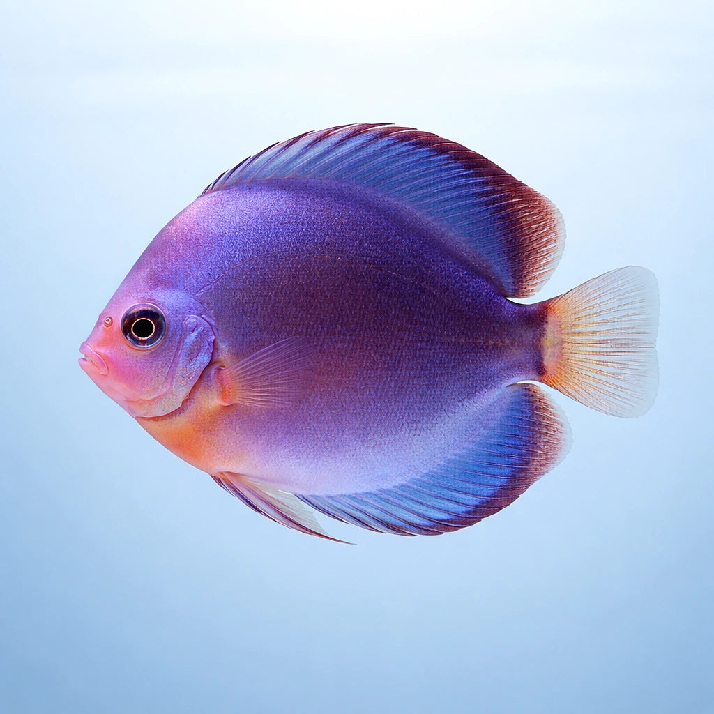 Discus blue — tropical fish for sale UK — AI side clean view