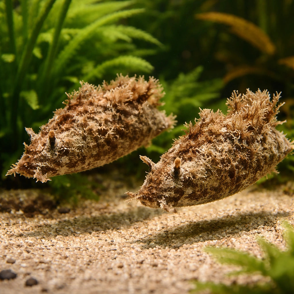 Dolabella auricularia Sea Hare — tropical fish for sale UK — AI pair planted view
