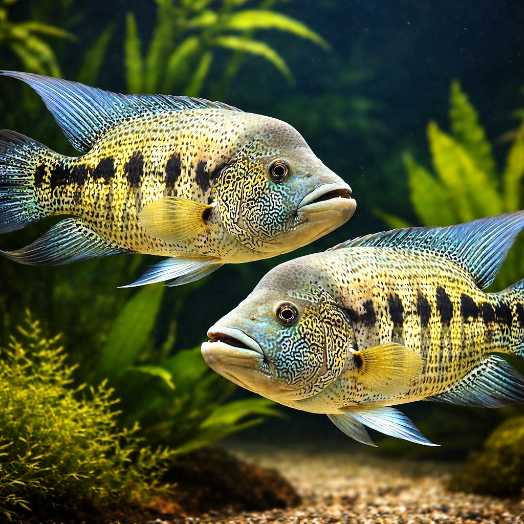 Dovii´s Cichlid — tropical fish for sale UK — AI pair planted view