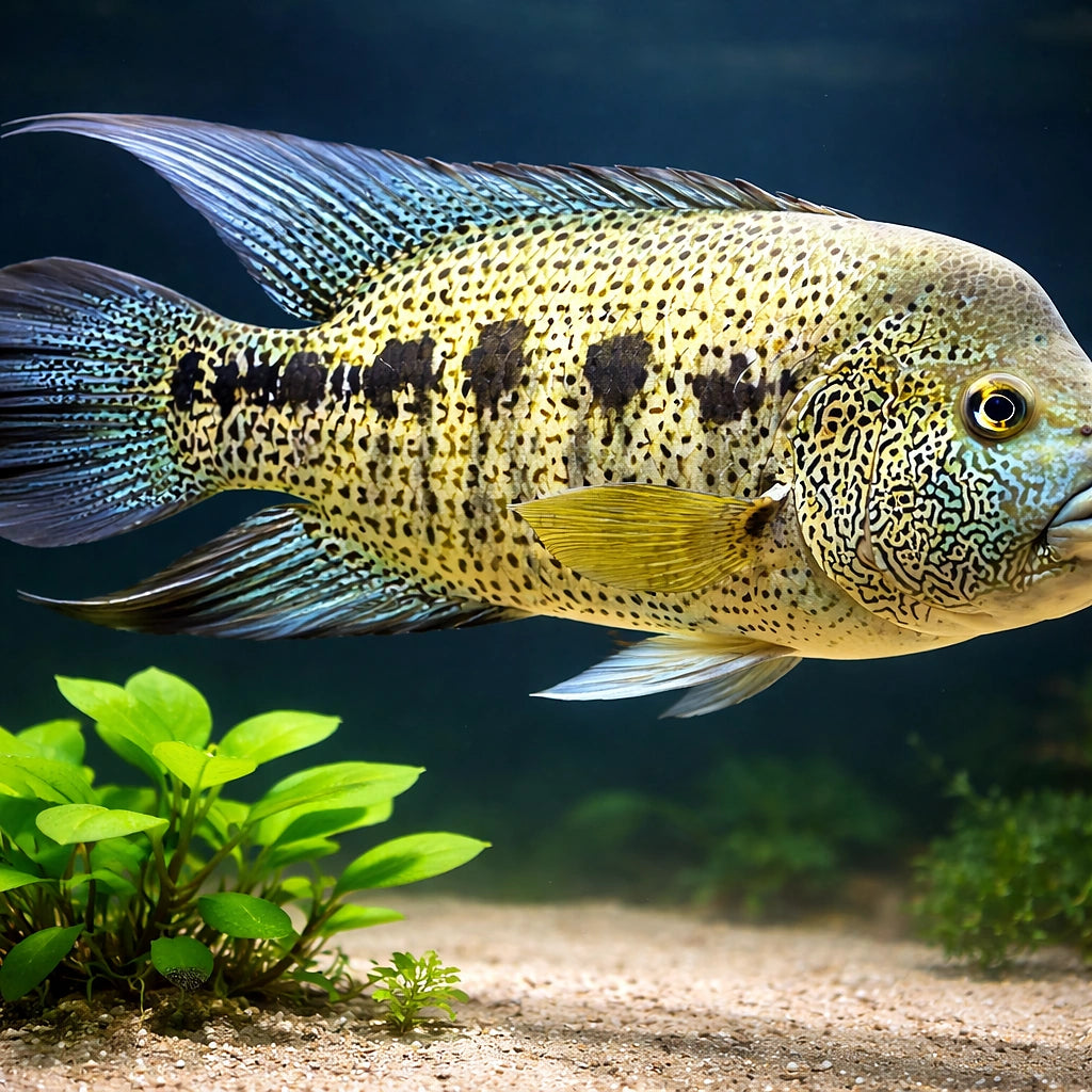 Dovii´s Cichlid — tropical fish for sale UK — AI scale plant view