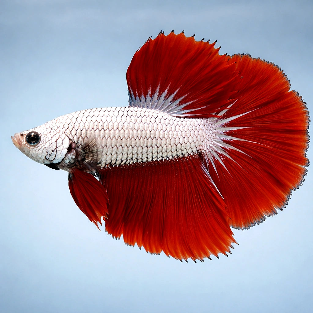 Dragon Scale Betta — tropical fish for sale UK — AI side clean view
