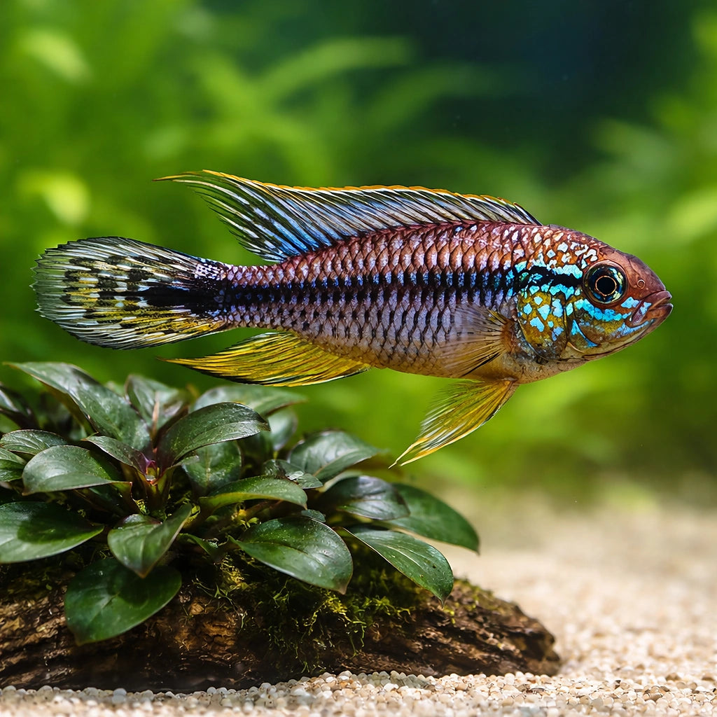 Apistogramma Caetei - Dwarf Cichlids for Sale UK (Apistogramma caetei) — Add Apistogramma Caetei to your tank for a vibrant…