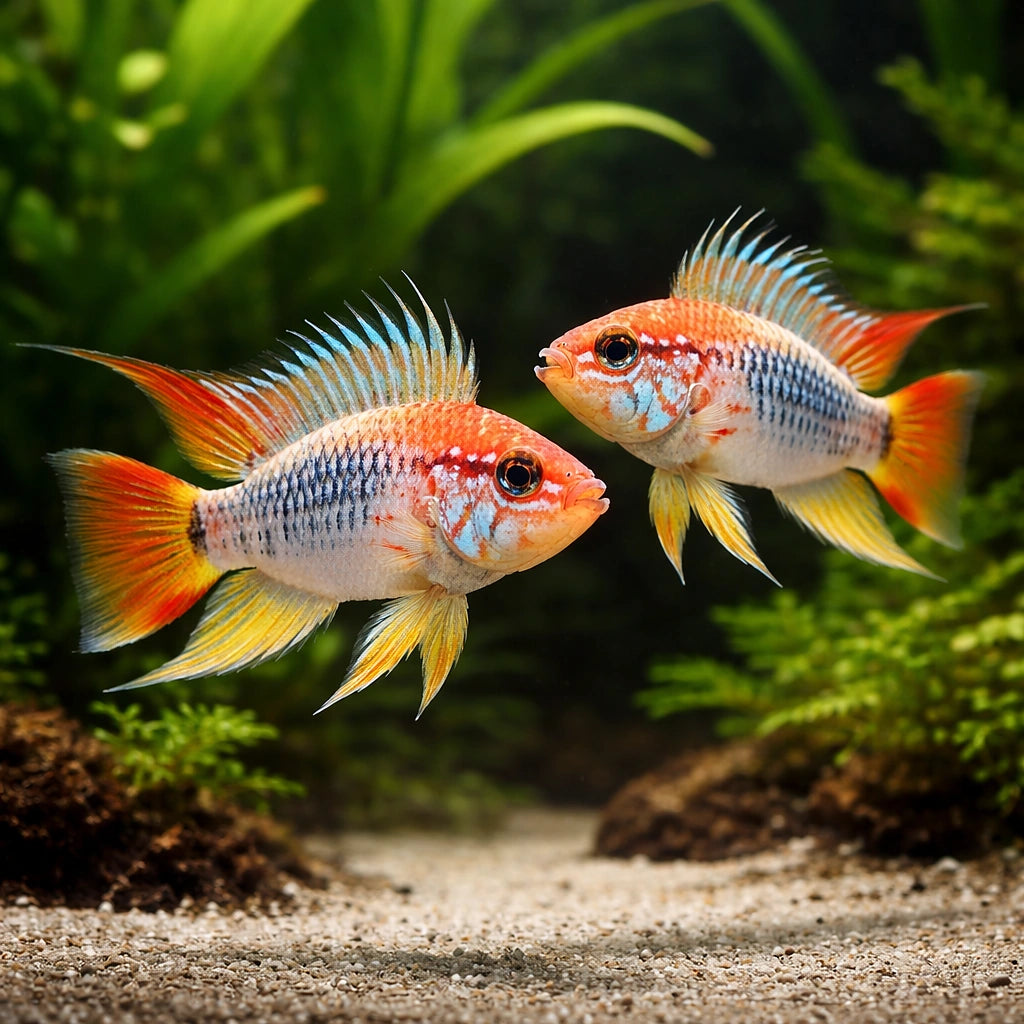 Veijia Dwarf Cichlid II — Apistogramma Cf. Viejita II - UK (Apistogramma cf. viejita) — Buy Apistogramma Cf — pair planted