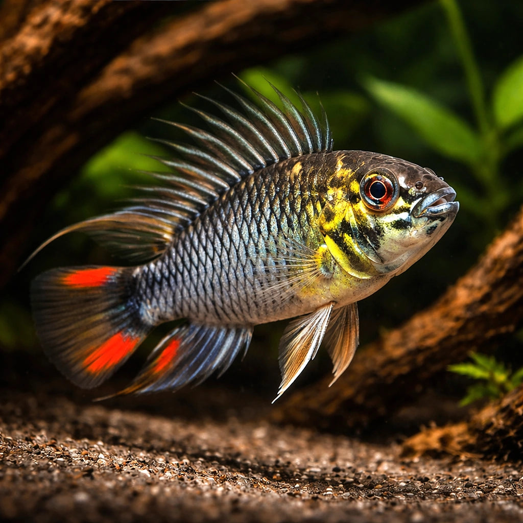 Apistogramma Hoignei - Moderate Care UK (Apistogramma hoignei) — Add Apistogramma Hoignei to your aquarium for a colourful…