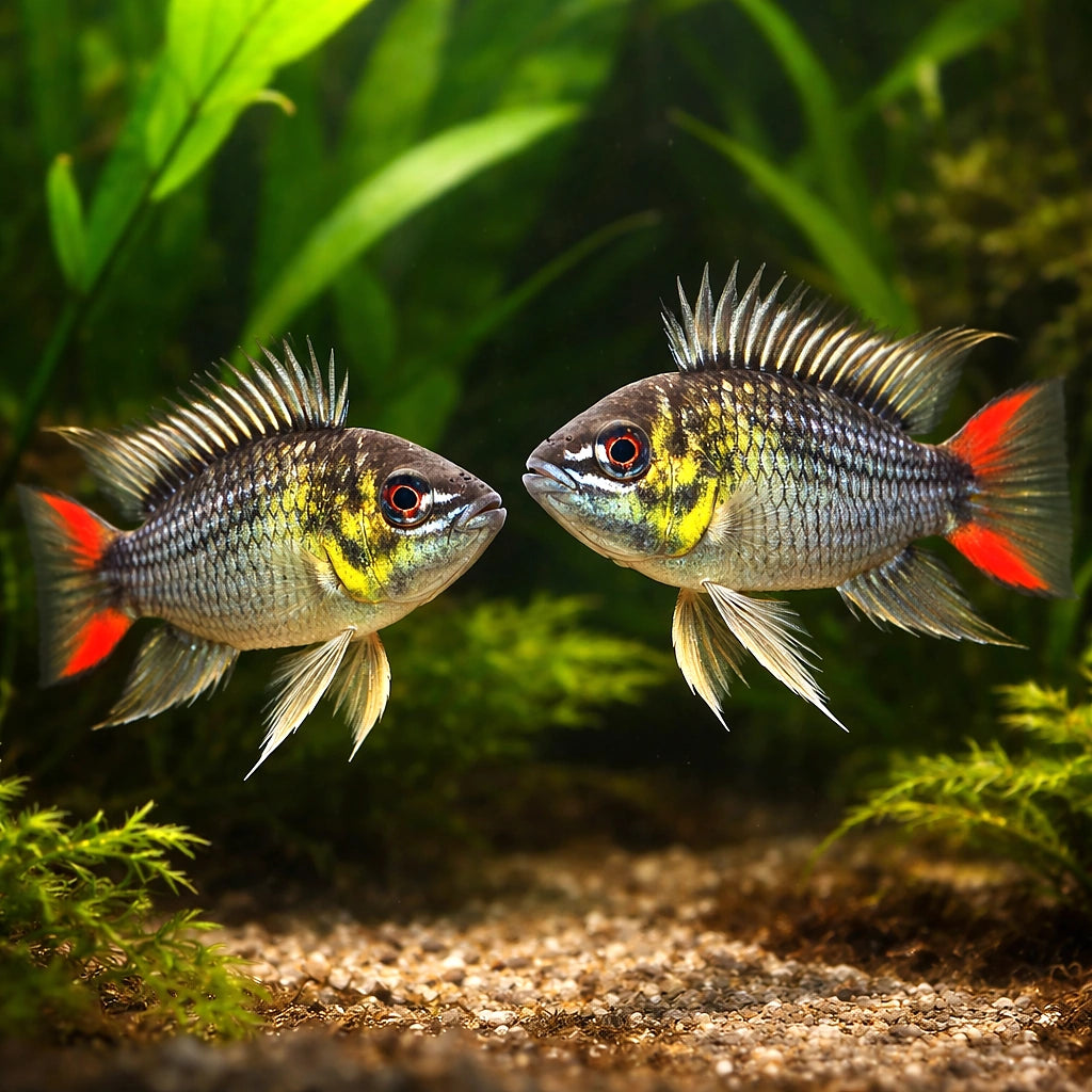 Apistogramma Hoignei - Moderate Care UK (Apistogramma hoignei) — Add Apistogramma Hoignei to your aquarium for a colourful…