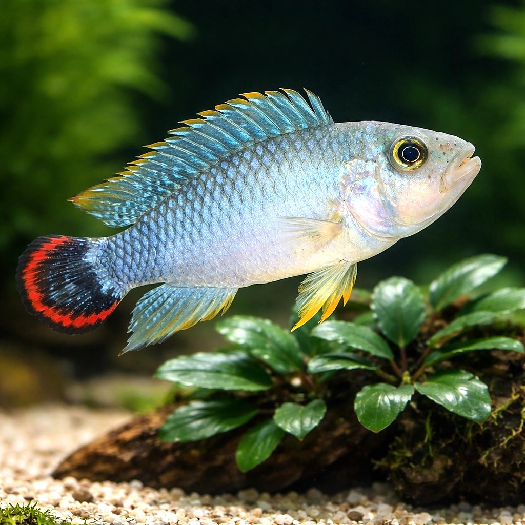 Pandurini Dwarf Cichlid — Apistogramma Panduro - UK (Apistogramma panduro) — Buy Apistogramma Panduro, a striking South…