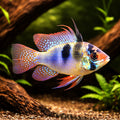Assorted Ram — Mikrogeophagus Ramirezi «Blue Brilliant» - UK (Mikrogeophagus ramirezi) — Stunning Blue Brilliant dwarf…