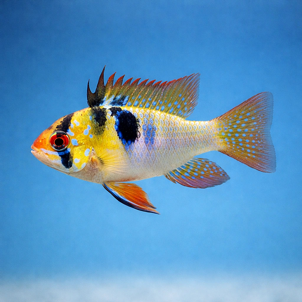 Ramirez' Dwarf Cichlid asia form — Ramirez Dwarf Cichlid Papiliochromis Ramirezi Asia Form - UK (Mikrogeophagus ramirezi)…