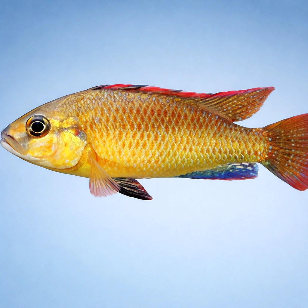 Dwarf Copper Mouth-Brooder — tropical fish for sale UK — AI side clean view