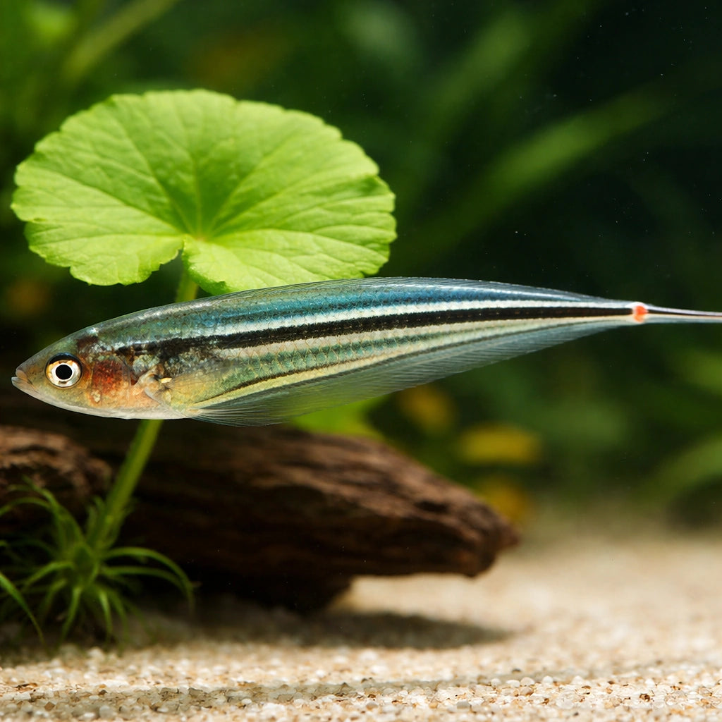Eigenmannia virescens 10 - — tropical fish for sale UK — AI scale plant view