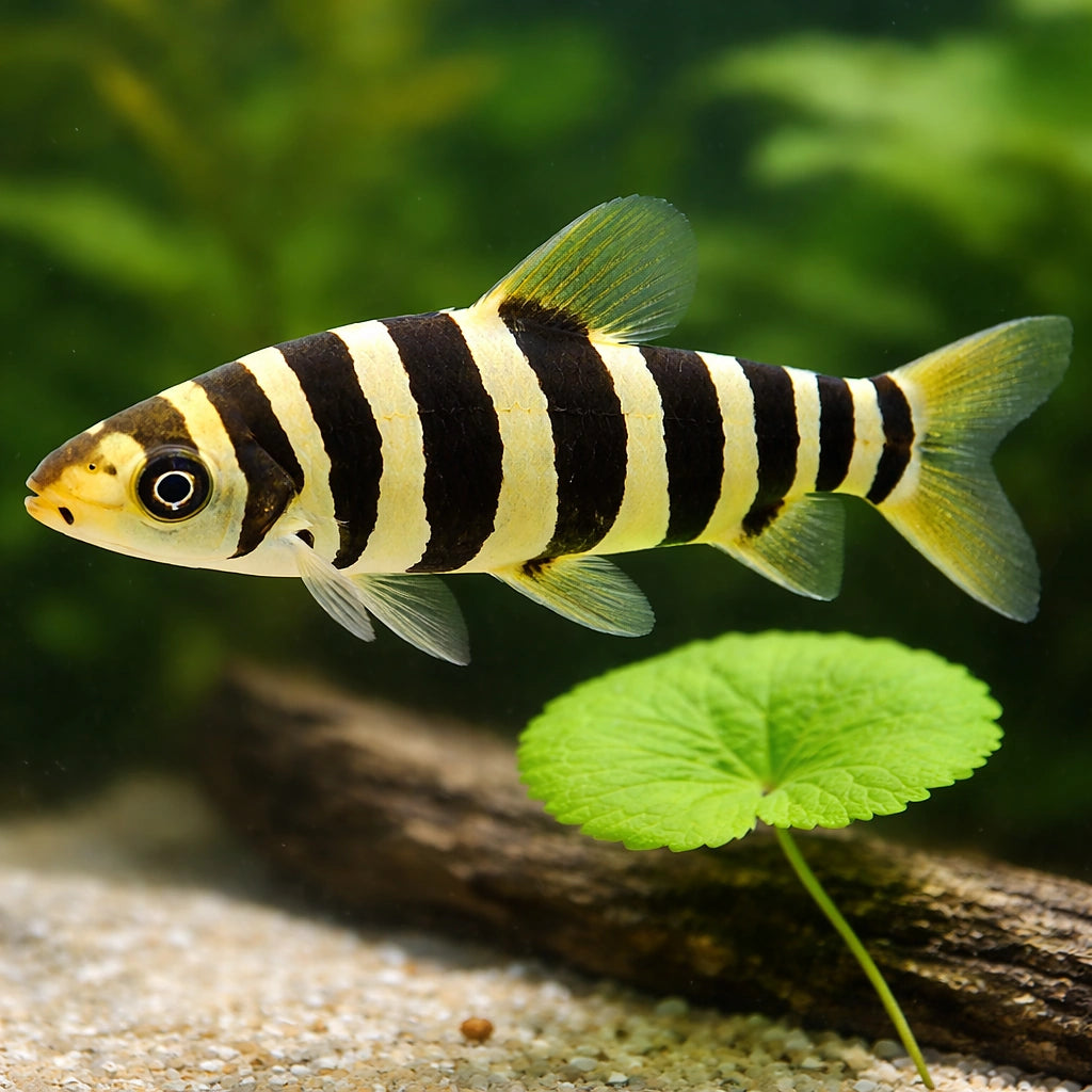 Eight-Banded Leporinus — tropical fish for sale UK — AI scale plant view