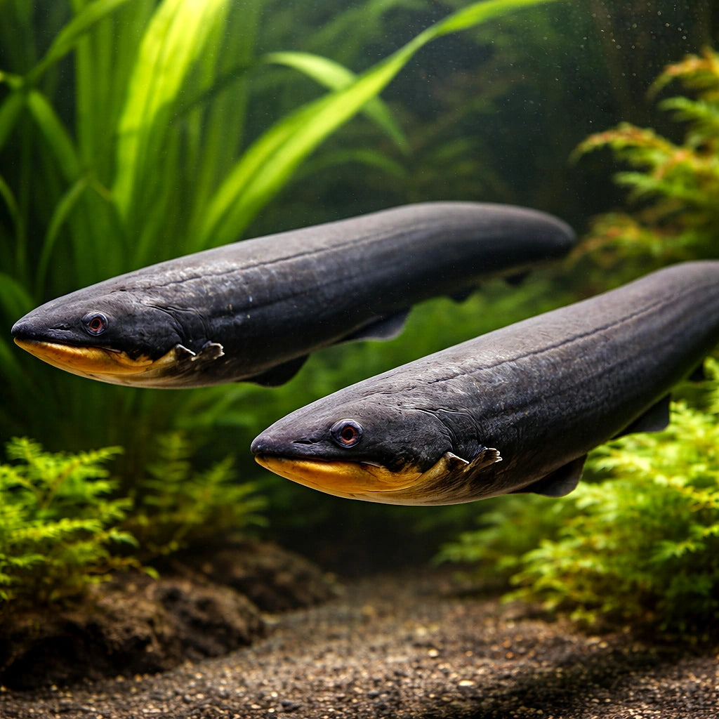 Electric eel — tropical fish for sale UK — AI pair planted view