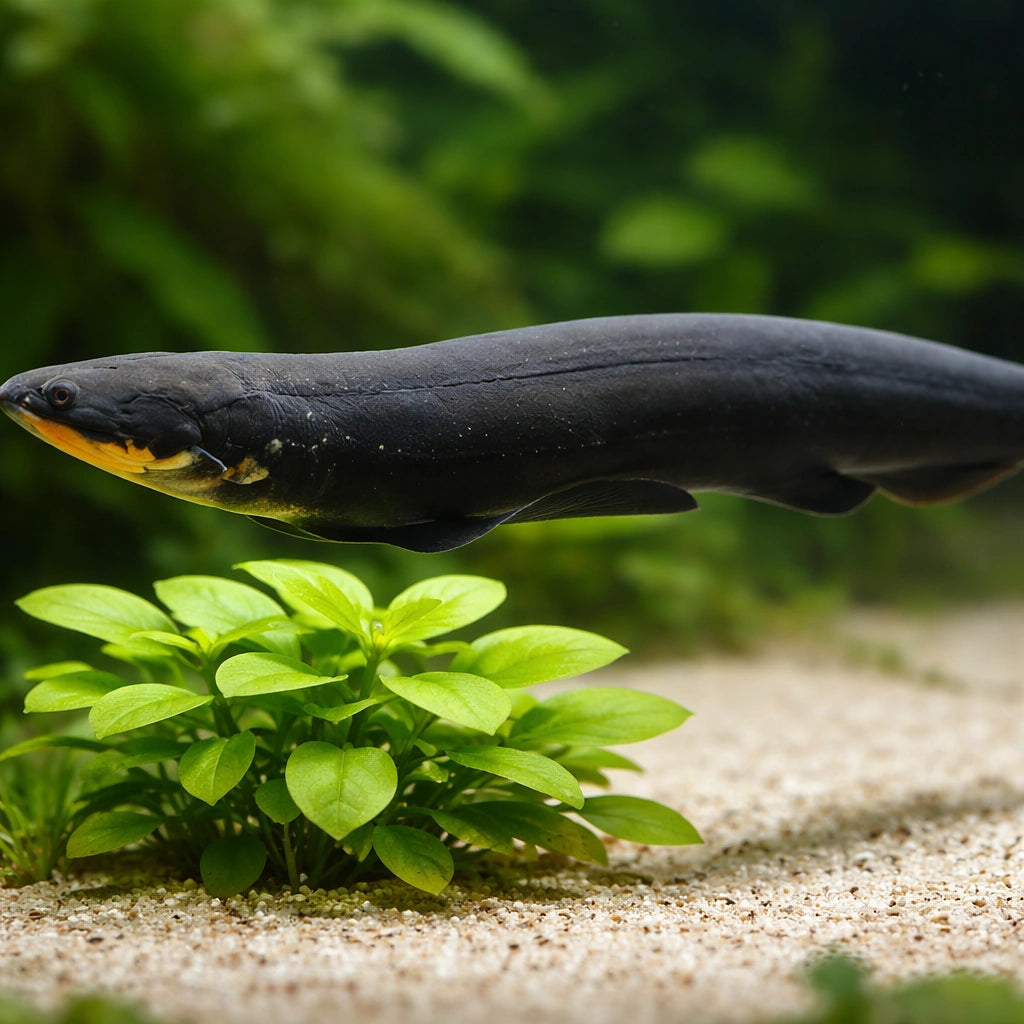 Electric eel — tropical fish for sale UK — AI scale plant view