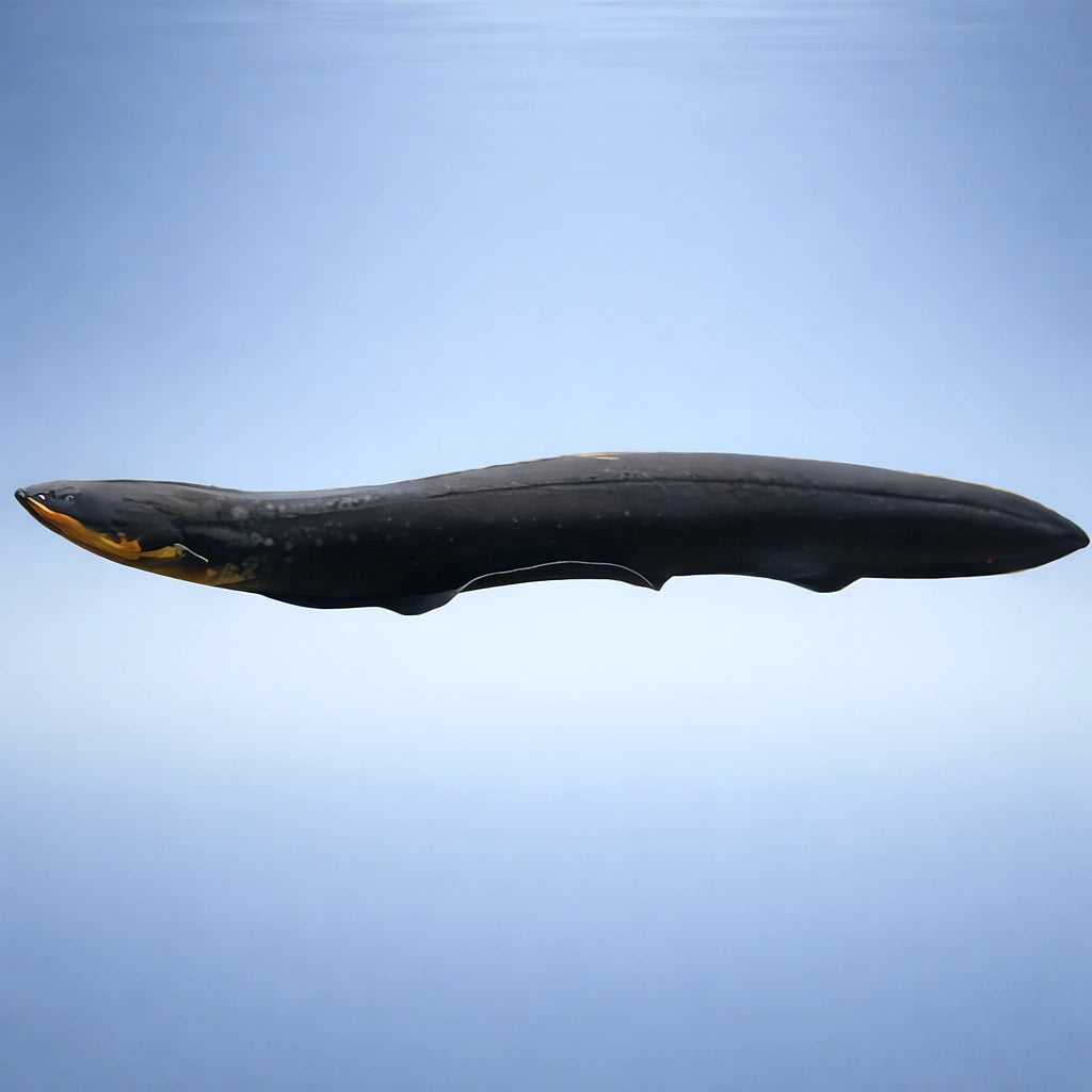 Electric eel — tropical fish for sale UK — AI side clean view