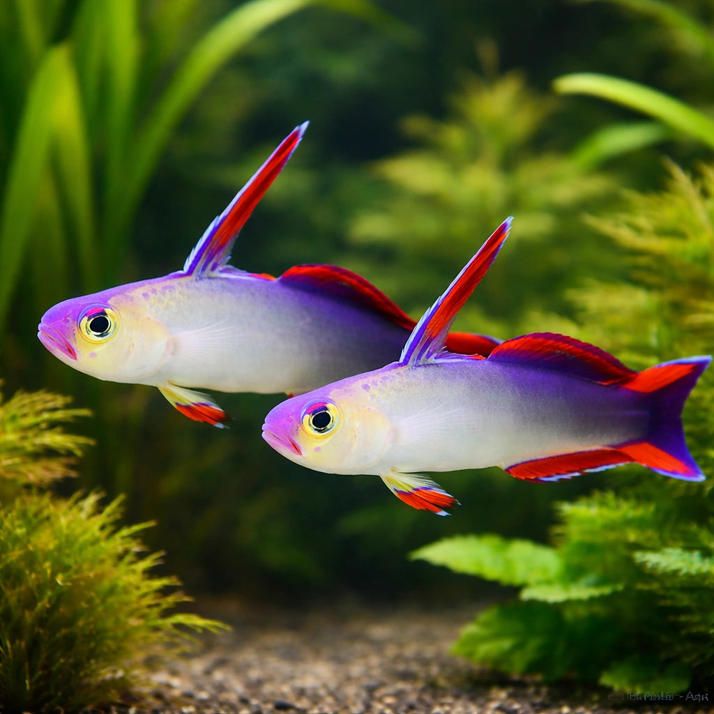 Elegant Firefish M — tropical fish for sale UK — AI pair planted view