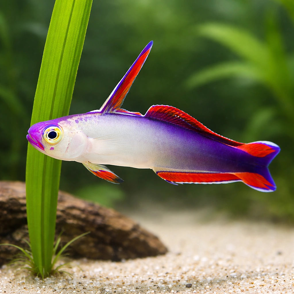 Elegant Firefish M — tropical fish for sale UK — AI scale plant view