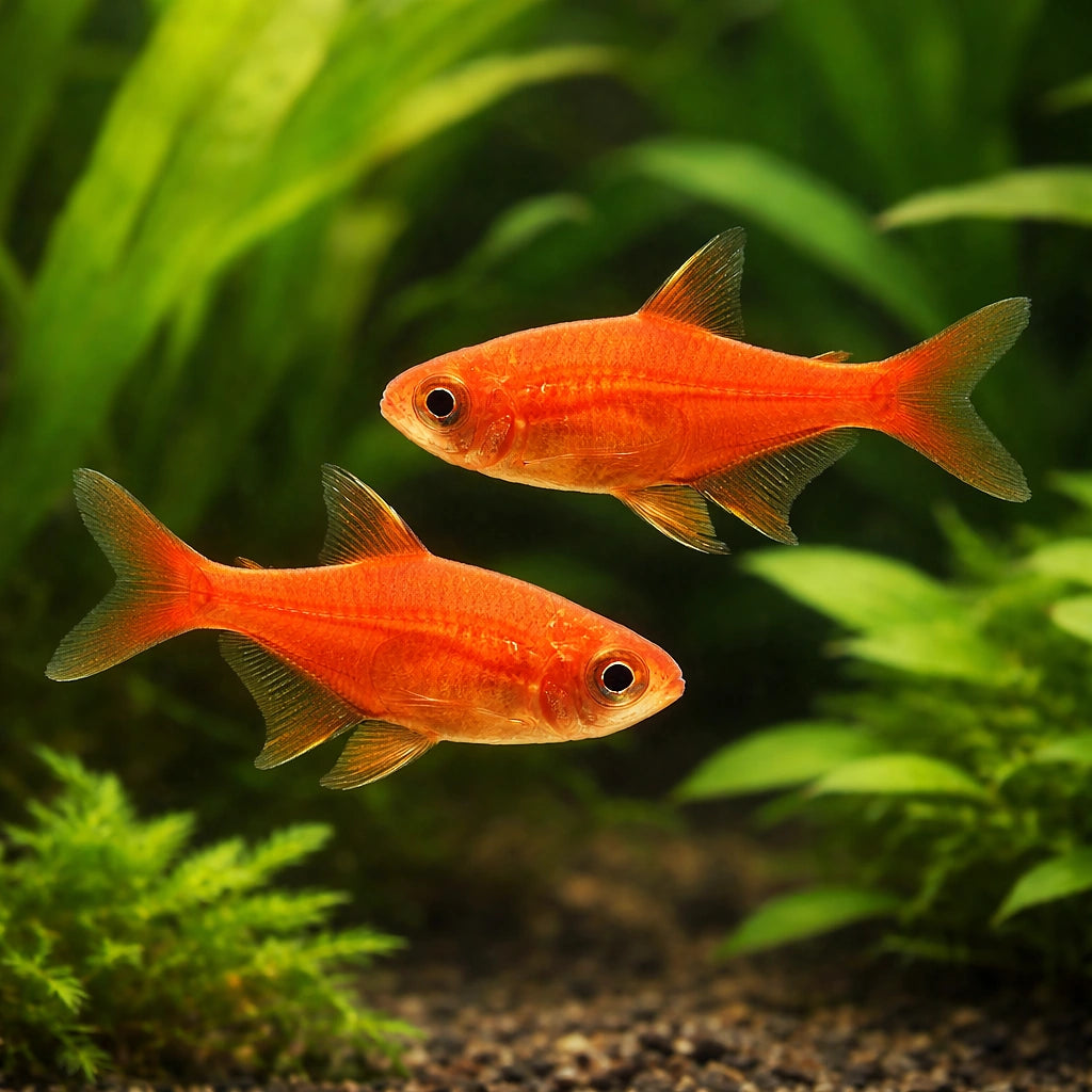Ember Tetras — South American Tetra for sale UK — AI pair planted view