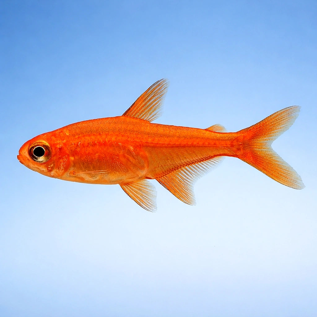 Ember Tetras — South American Tetra for sale UK — AI side clean view