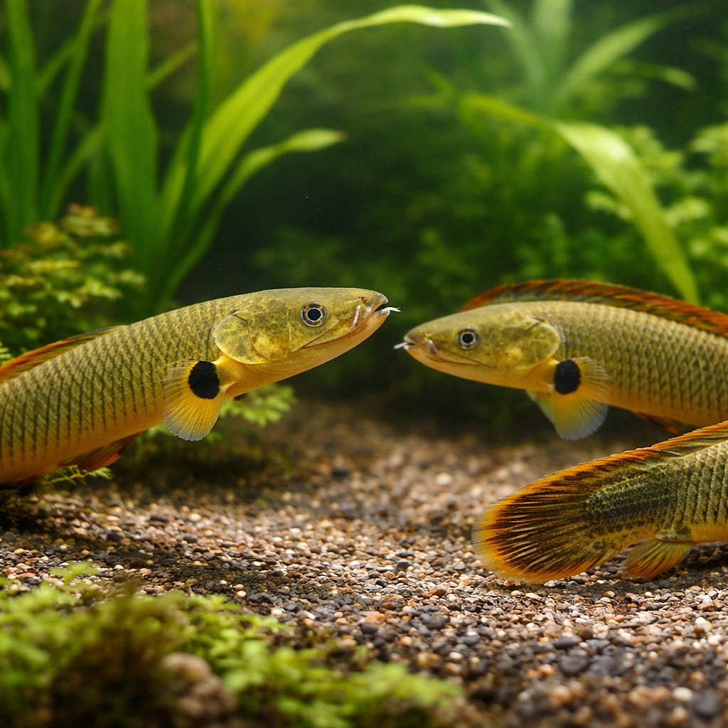Erpetoichthys Calabaricus — Bichir for sale UK — AI pair planted view