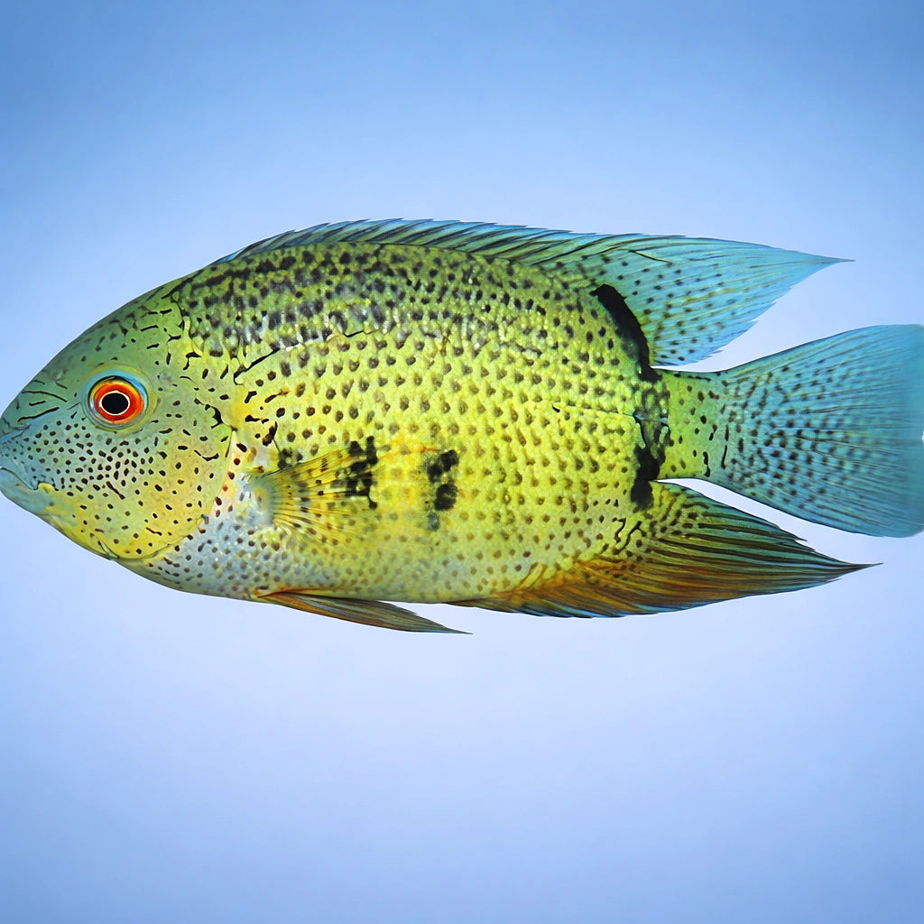 Eye spot Cichlid — tropical fish for sale UK — AI side clean view