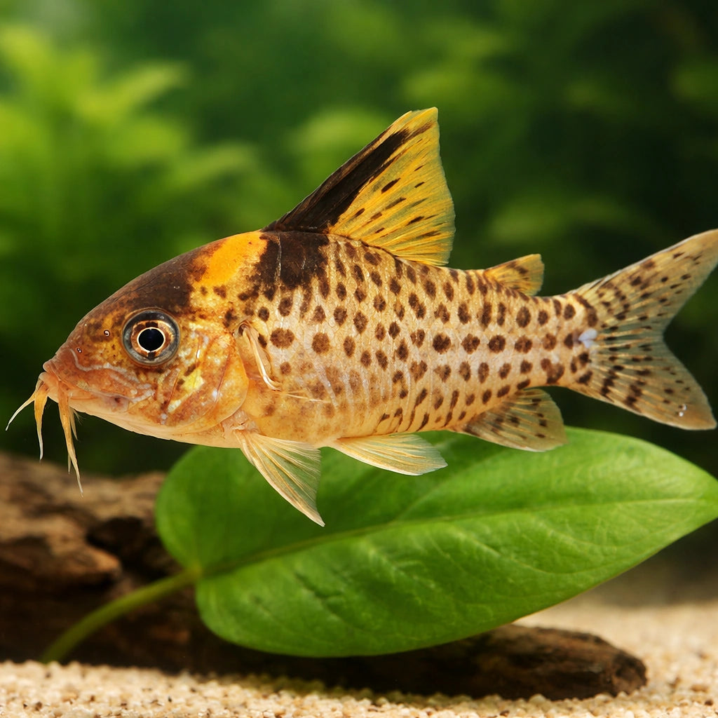 False blochi Catfish — tropical fish for sale UK — AI scale plant view