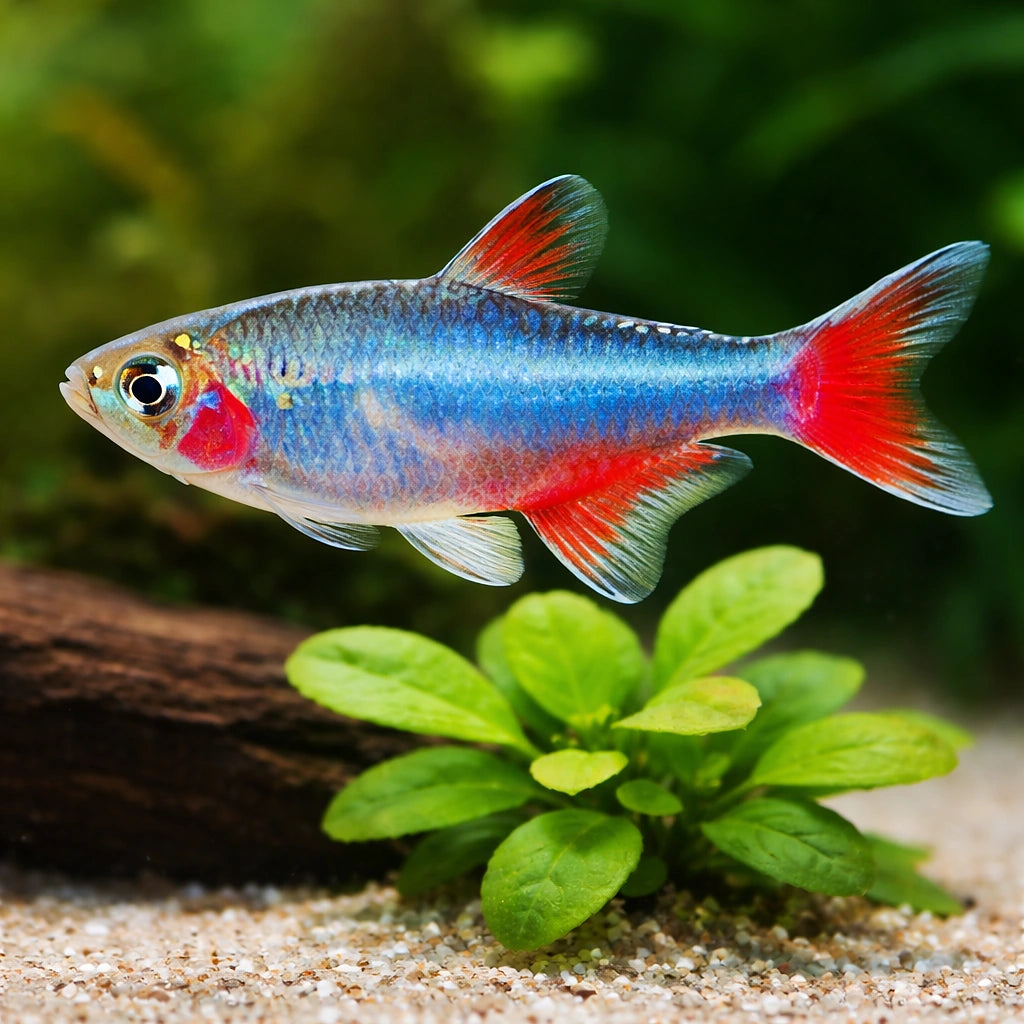 False Bloodfin — tropical fish for sale UK — AI scale plant view