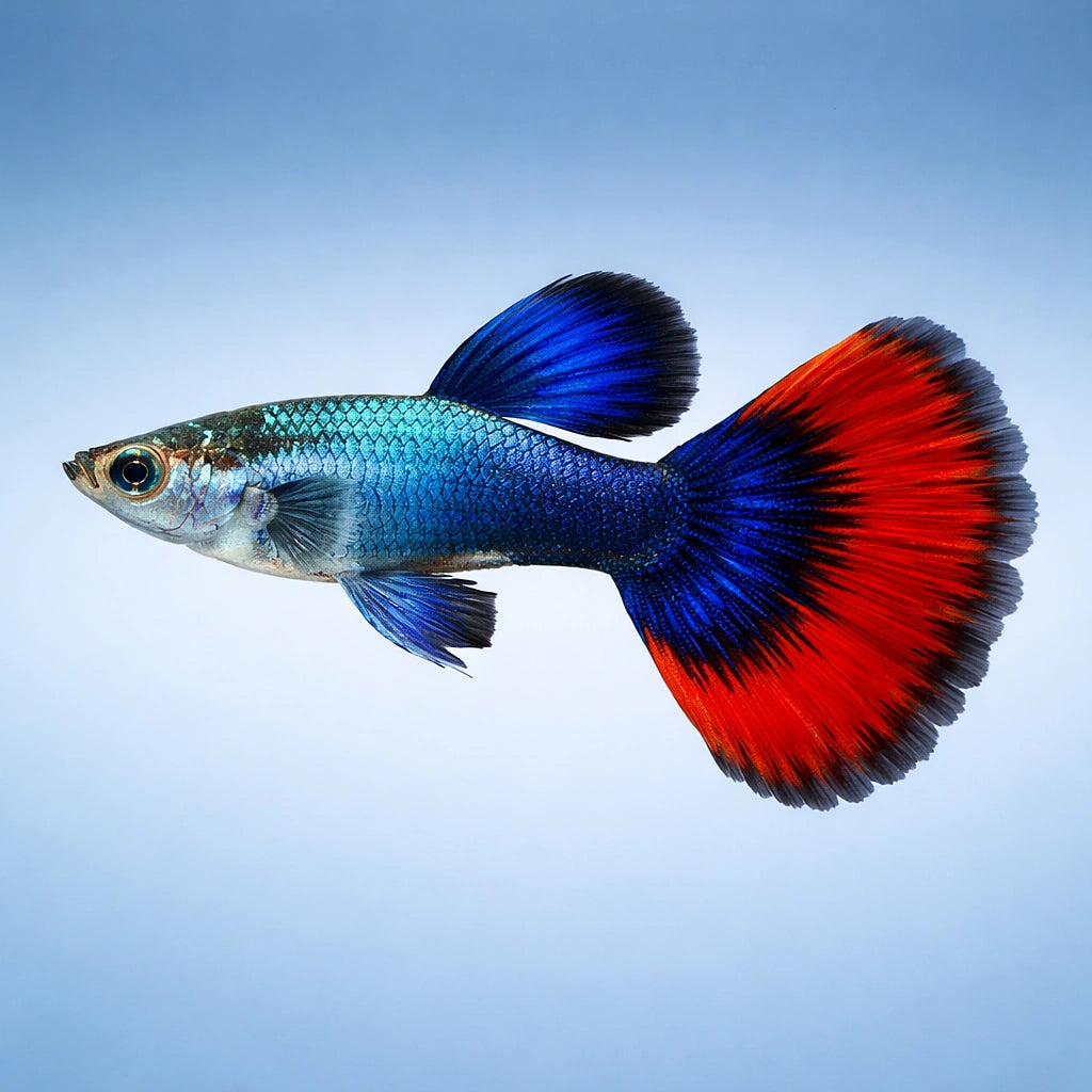 Fancy Guppy — Guppy for sale UK — AI side clean view