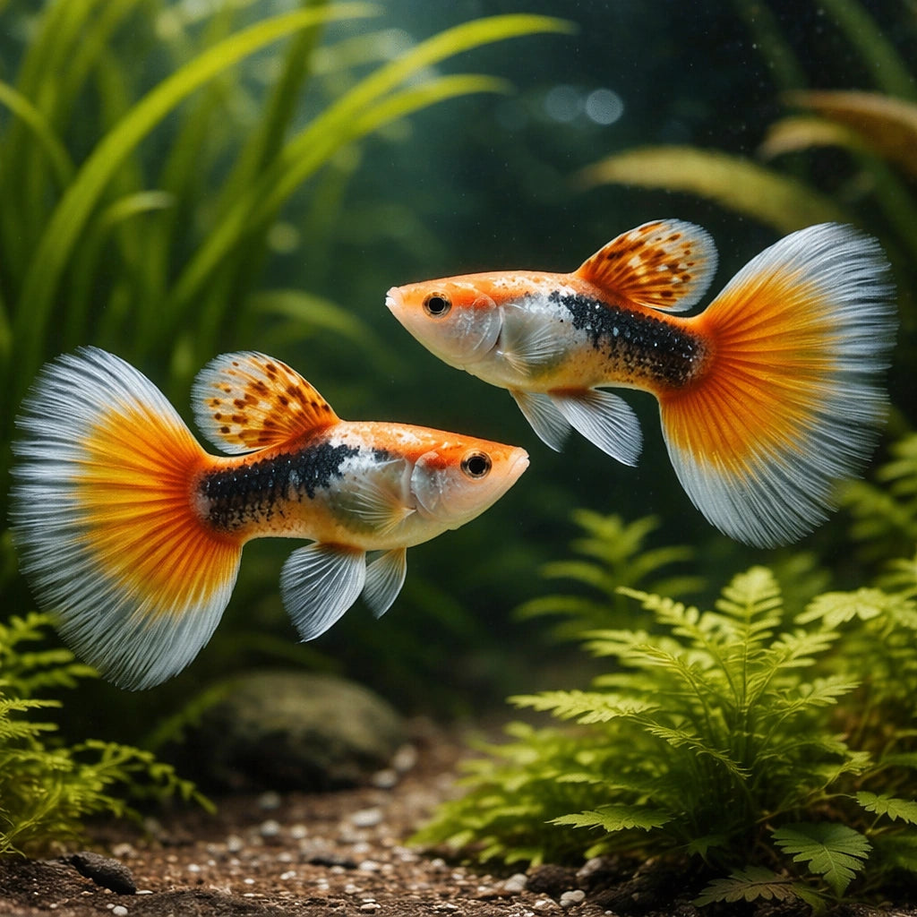 Fancy Guppy — Guppy for sale UK — AI pair planted view