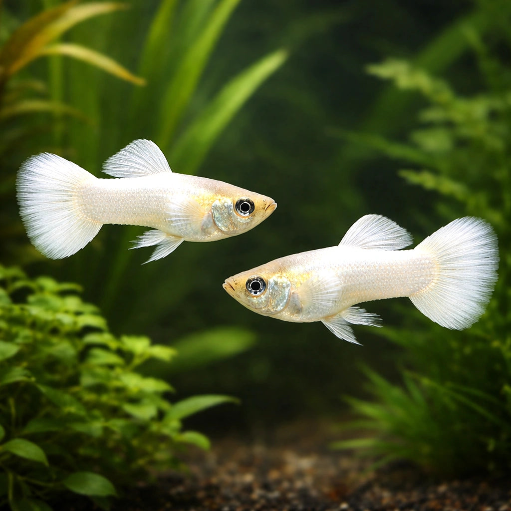 Fancy Guppy — Guppy for sale UK — AI pair planted view