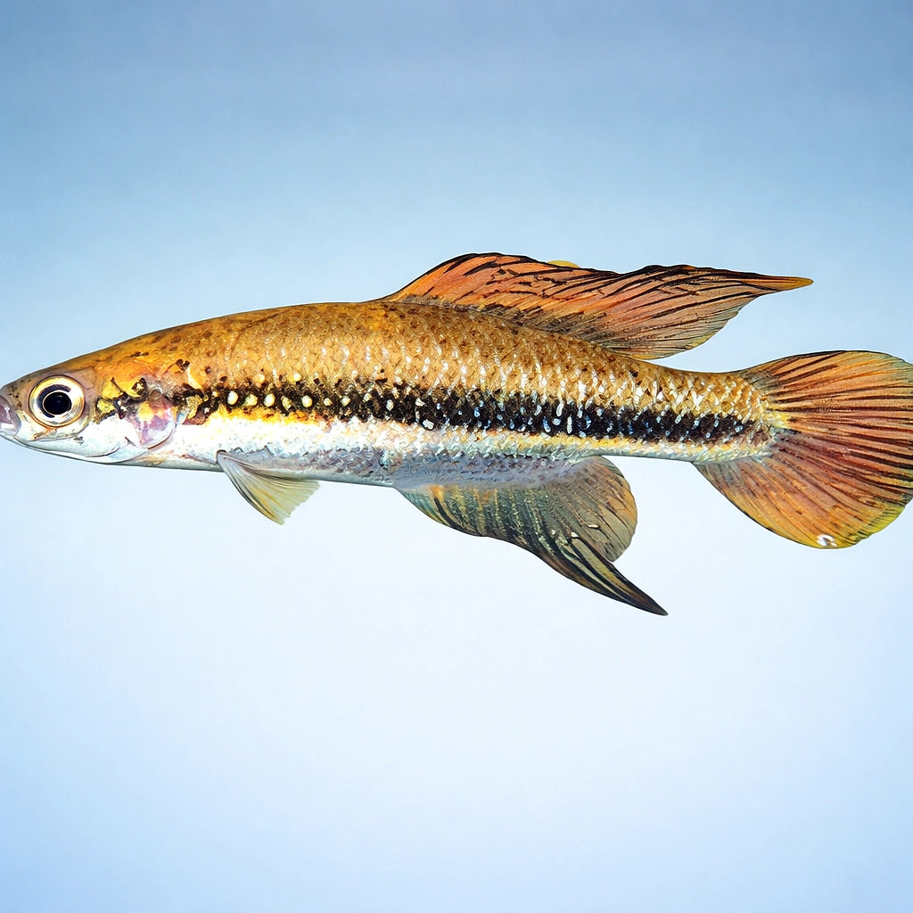 Fighting Gaucho, Black-Band — tropical fish for sale UK — AI side clean view