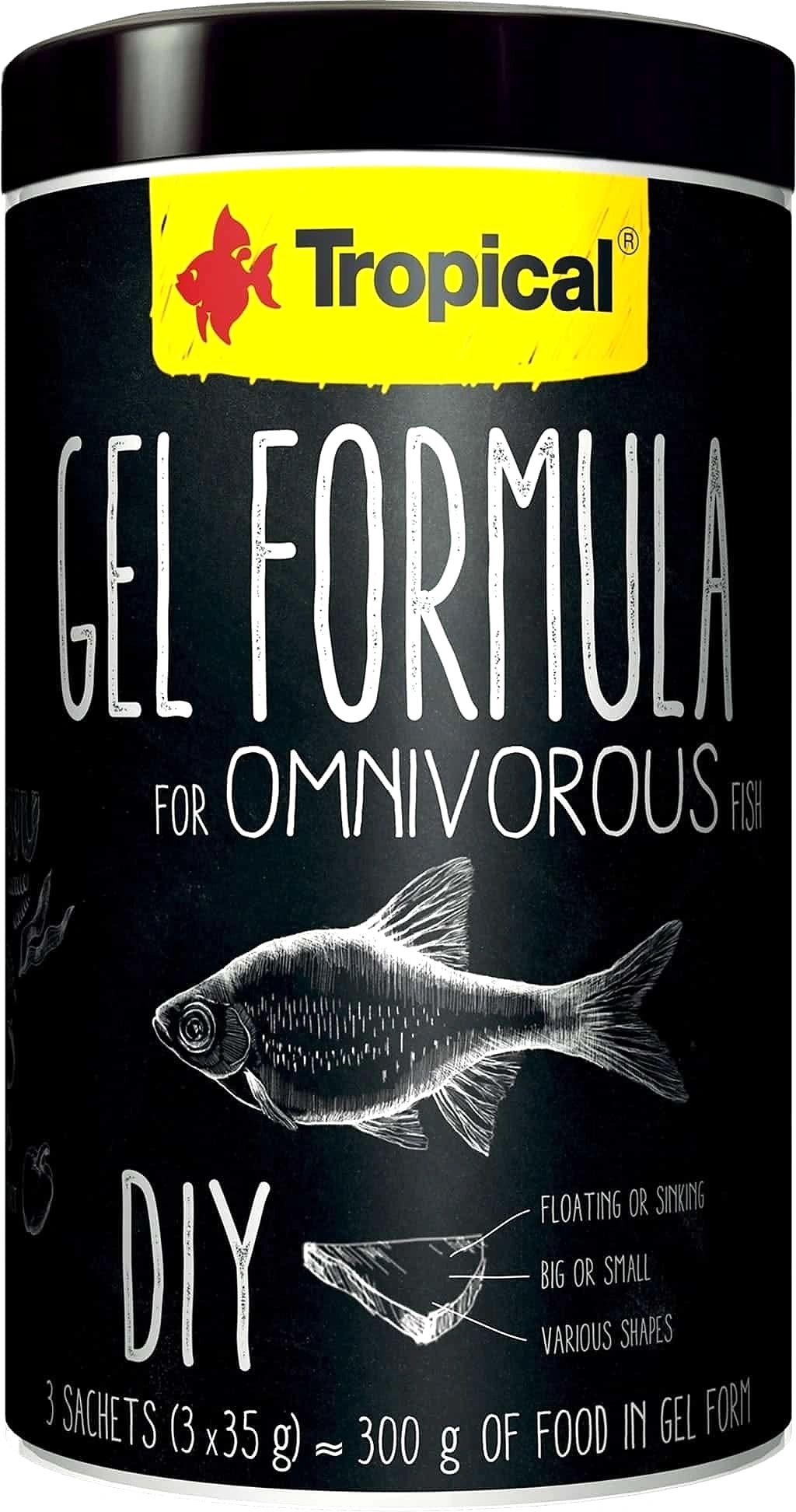 Tropical Gel Formula Fish Food UK — Dried Food Tropical