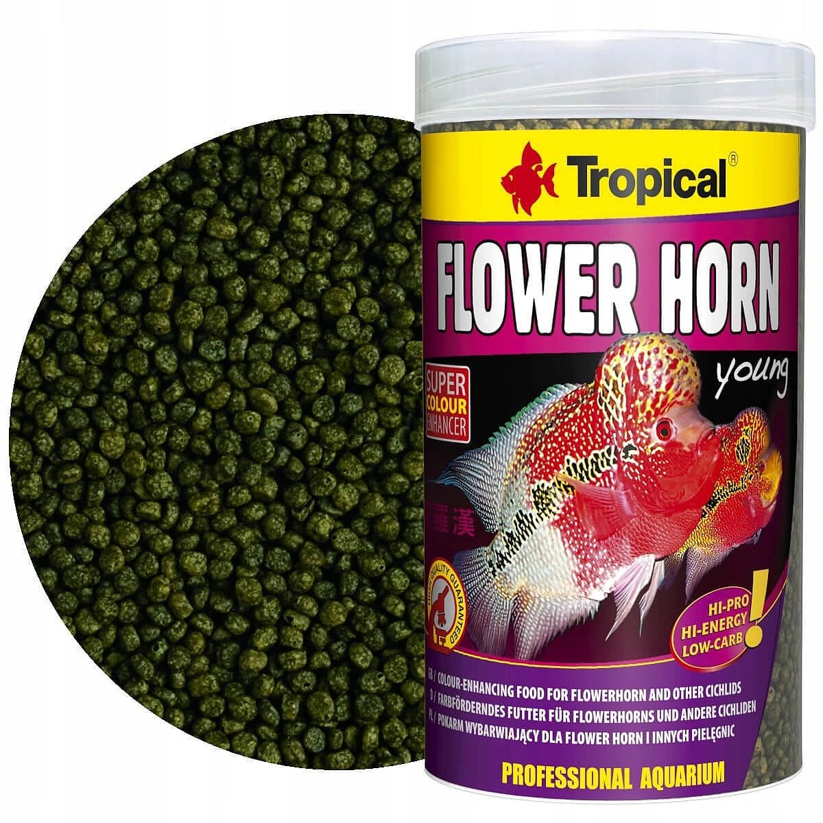 Flower Horn Young Pellets - Fish Food UK — Dried Food Tropical