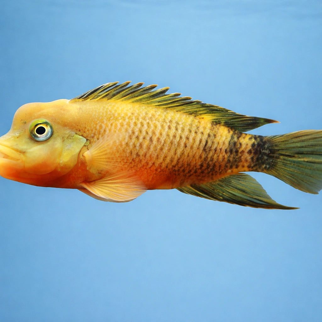 Flathead Cichlid, Buffalohe — tropical fish for sale UK — AI side clean view