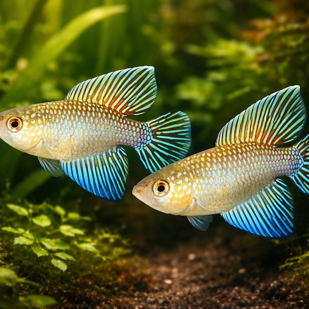 Flumiantis Pearl Fish — tropical fish for sale UK — AI pair planted view
