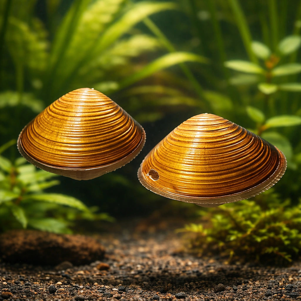 Freshwater clam — tropical fish for sale UK — AI pair planted view