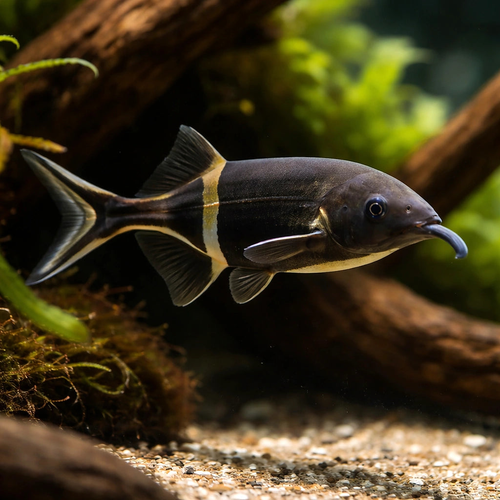 Elephantnose Fish (Gnathonemus petersii) - UK (Gnathonemus petersii) — Distinctive Elephantnose Fish with a fascinating long…