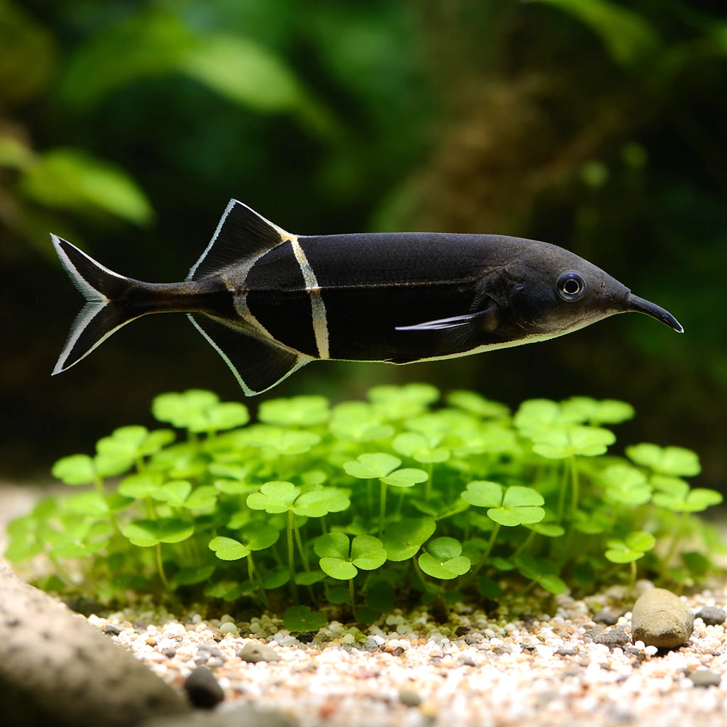 Elephantnose Fish (Gnathonemus petersii) - UK (Gnathonemus petersii) — Distinctive Elephantnose Fish with a fascinating long…