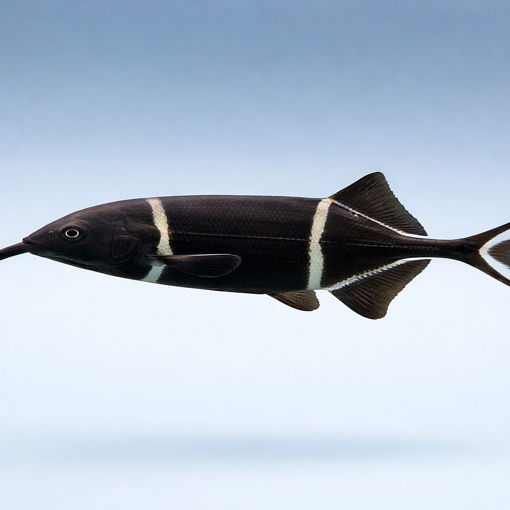 Elephantnose Fish (Gnathonemus petersii) - UK (Gnathonemus petersii) — Distinctive Elephantnose Fish with a fascinating long…