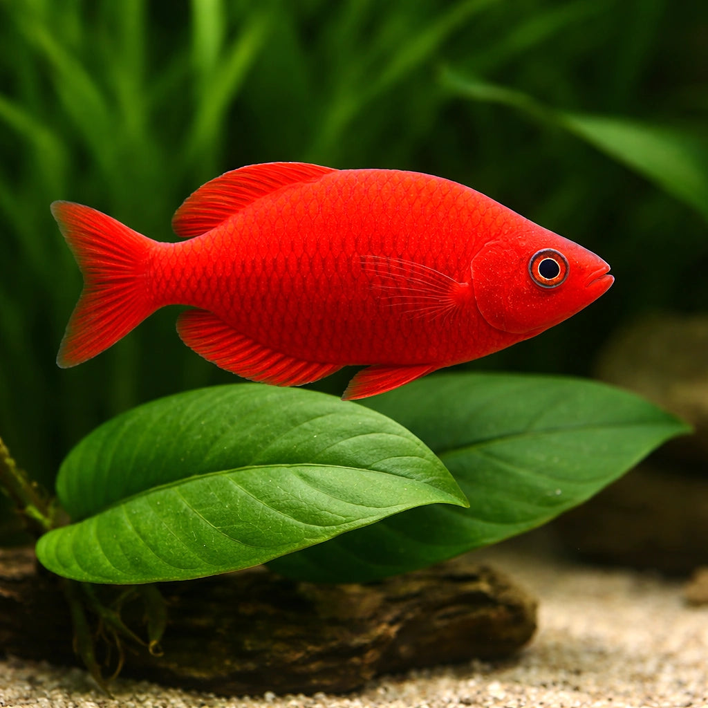Lake Kuromai rainbowfish — Lake Kurumoi Rainbowfish (Melanotaenia parva) - UK (Melanotaenia parva) — A striking dwarf…