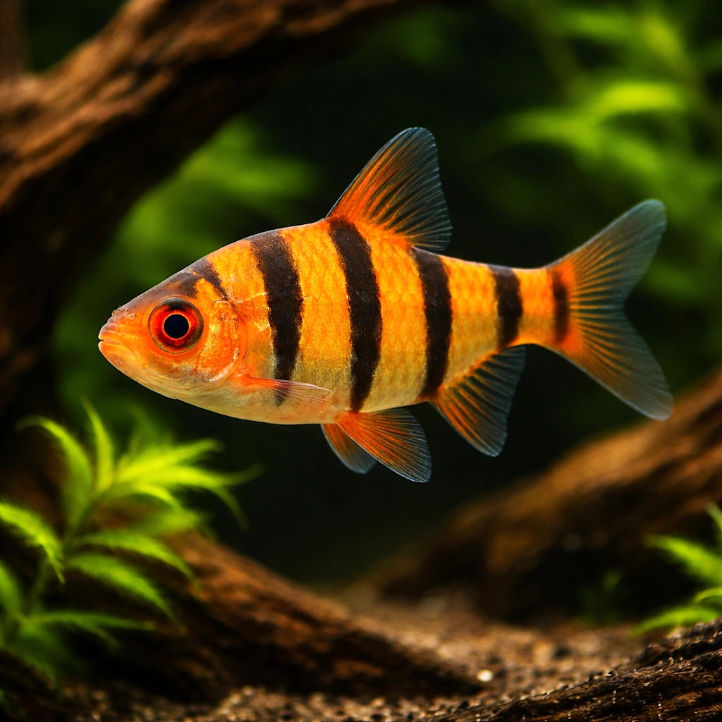 Sixbanded Barb (Desmopuntius hexazona) - UK (Desmopuntius hexazona) — Buy X Sixbanded Barb, a lively moderate-care — hero…
