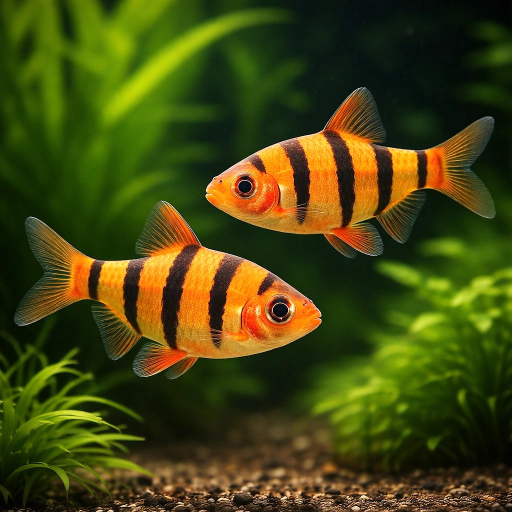 Sixbanded Barb (Desmopuntius hexazona) - UK (Desmopuntius hexazona) — Buy X Sixbanded Barb, a lively moderate-care — pair…