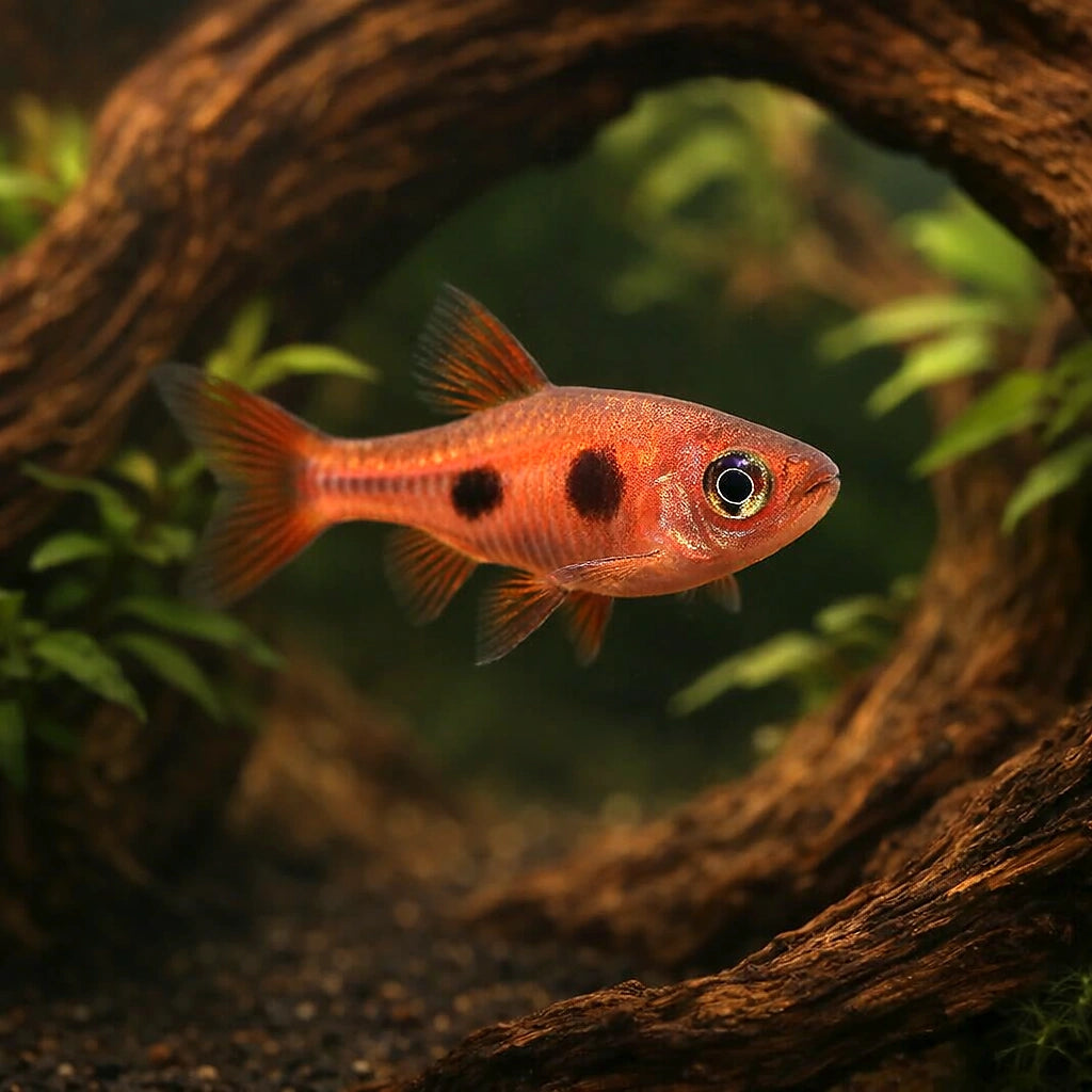 Strawberry Rasbora (Boraras naevus) – Tiny Red Nano Fish – Perfect for Planted Tanks – Buy Live Tropical Fish UK (Boraras…