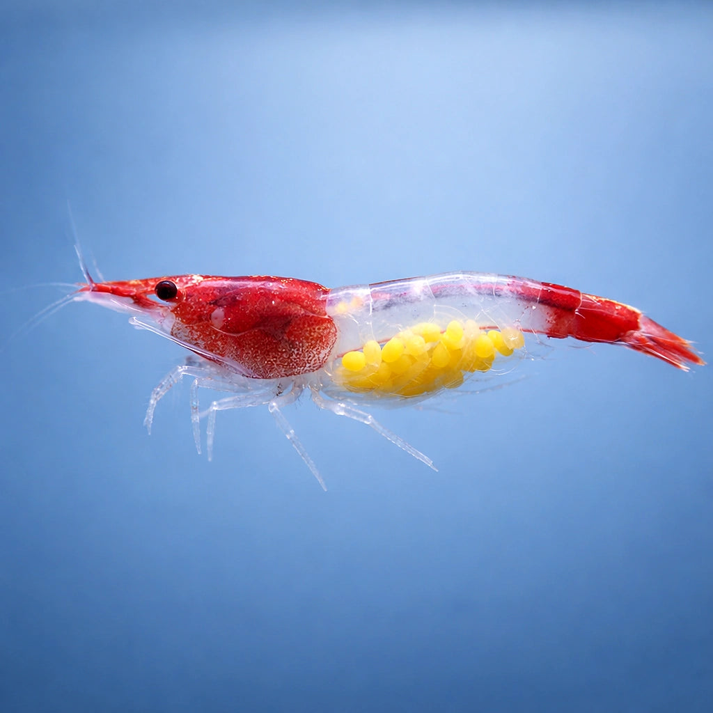Rilli shrimp — Red Rili Shrimp (Neocaridina davidi) - UK (Neocaridina davidi) — Bright Red Rili shrimp with eye-catching…