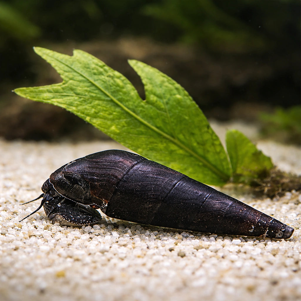 Devil's Thorn Snail - UK (Faunus ater) — A striking freshwater snail with bold, spiny shell detail that adds character to…